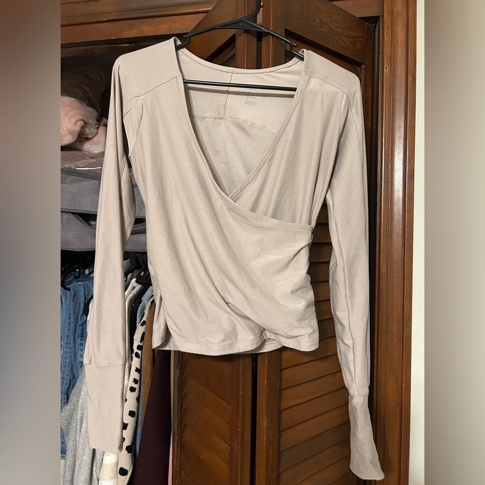 Activewear Wrap Top